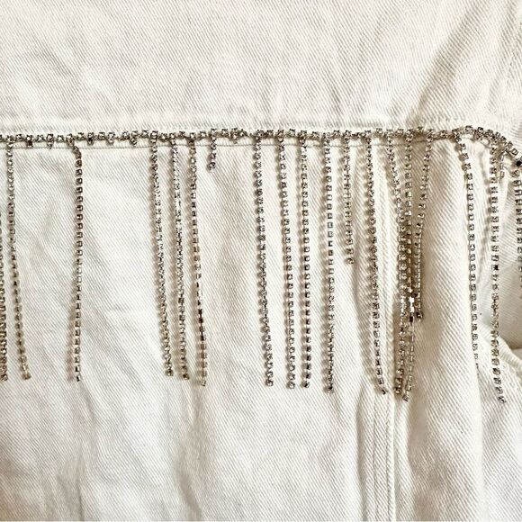 Big water blue sky white denim jacket - Picture 8 of 9